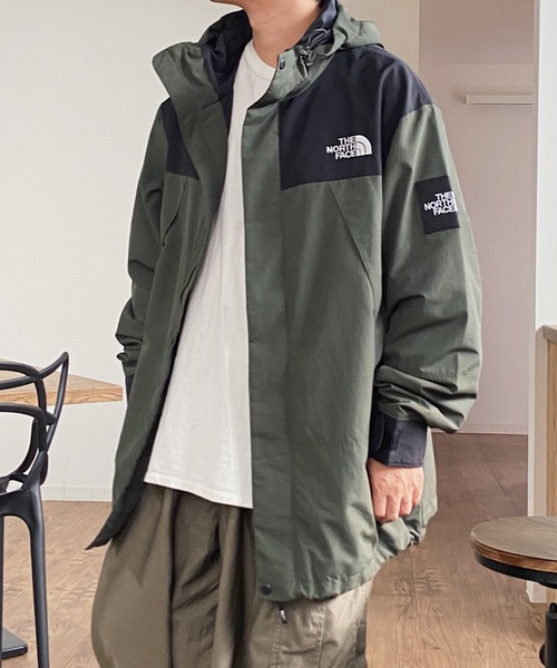 THE NORTH FACE ブルゾン（その他） カーキx黒 3500425J0103 THE NORTH FACE 「THE FACE」 ジップアップブルゾン X-LARGE
