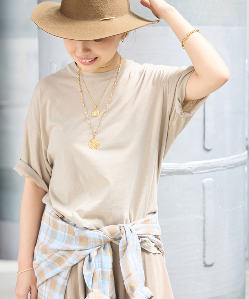 Deuxieme Classe tシャツ * Garment Dye Tシャツ レディース