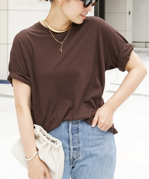 Deuxieme Classe tシャツ * Garment Dye Tシャツ レディース