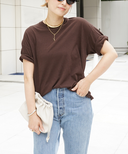 新品未使用品 Deuxieme Classe Garment Dye Tシャツ Deuxieme Classe tシャツ * Garment Dye Tシャツ レディース