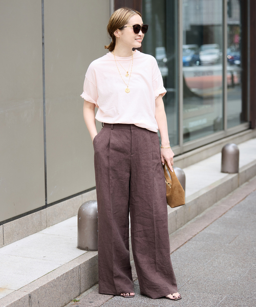 Deuxieme Classe tシャツ * Garment Dye Tシャツ レディース
