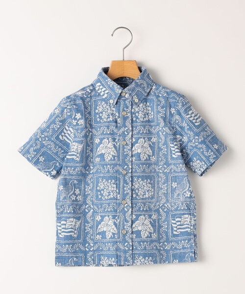 アロハシャツ ブラウス シャツ Reyn Spooner:110〜130cm/ ボタン フロント シャツ キッズ 子供服 男の子の画像
