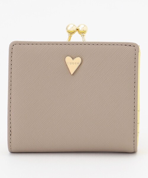 TOCCA ベージュ二つ折り財布 リボン付き TOCCA（トッカ） 財布 PIECE OF LOVE BIFOLD WALLET 2つ折り財布