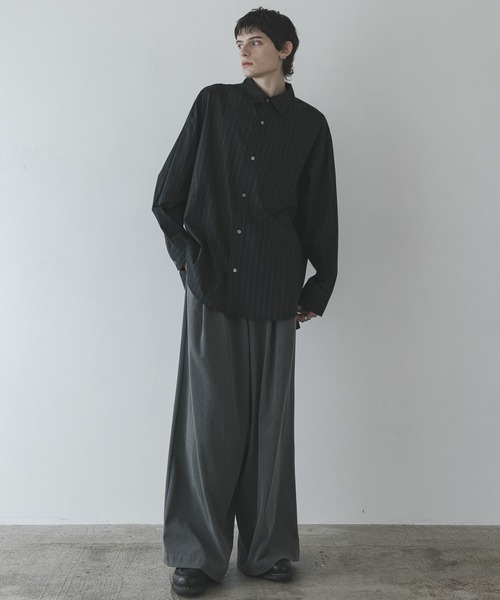 トップス loose basic over shirt remer（リメール）の「loose basic over shirt / ルーズ