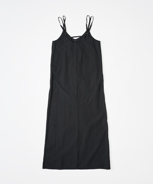 ワンピース Dhal/Henry Smock Shirt OP MUHET ワンピース seersucker henry cami long dress / シア
