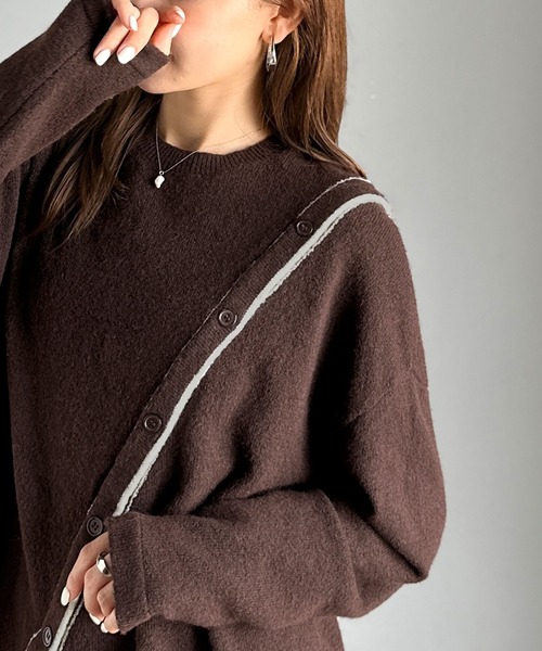 mily bilet ニット セーター 「mily bilet」ヘルシーに肌見せ！ふわ