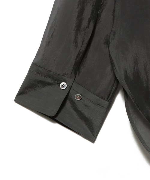 ブラウス シャツ COLUMN / レギュラーシアーシャツ「PERMANENT」 レディース COLUMN ブラウス シャツ / レギュラーシアーシャツ「PERMANENT