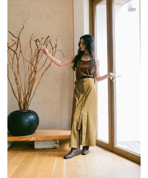 sahara（サハラ） スカート Belt Design Zip Skirt/ベルトデザイン