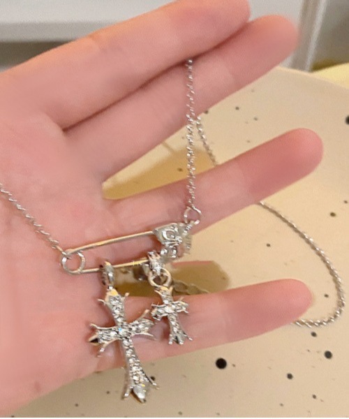 ネックレス等パーツセット☆2 ネックレス 2連 通販 ダイヤモンドハーツ nec-0250 Diamond