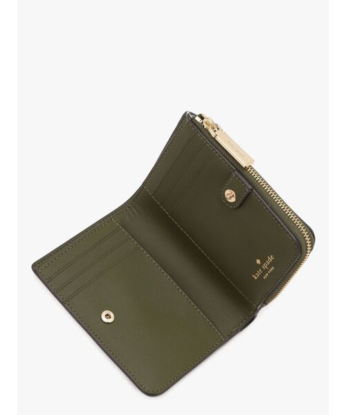 【国内発送】Kate Spadeマディソン フォレスト ブルーム折財布黒 kate spade new york｜マディソン フォレスト ブルーム