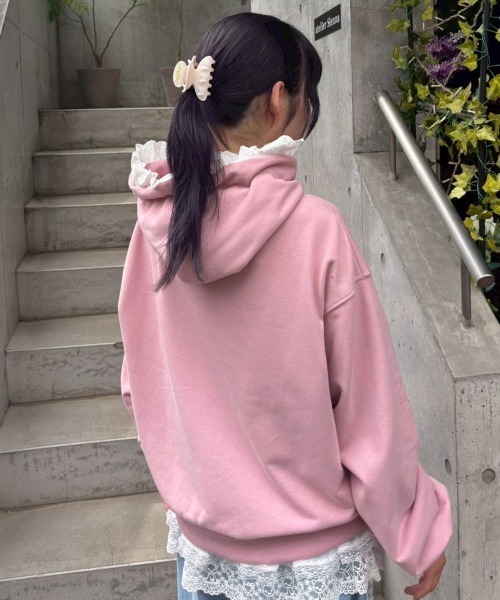 Candy Stripper DISTORTED SMILE ZIP フーディ Candy Stripper