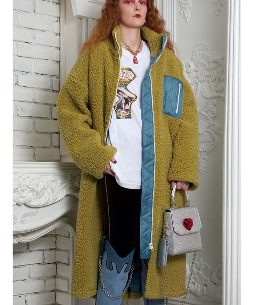 PAMEO POSE（パメオ ポーズ） コート FREE グリーン レディース