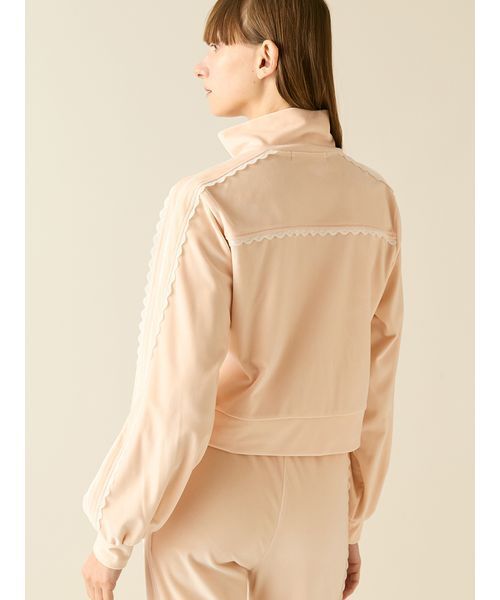 FURFUR（ファーファー） ブルゾン アウター サイドレースベロア