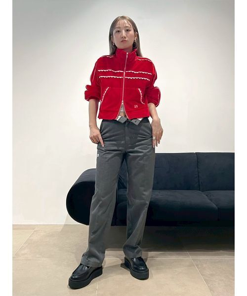 FURFUR（ファーファー） ブルゾン アウター サイドレースベロア