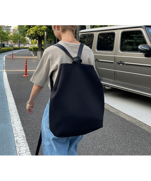 【新品未使用】MOUSSY リュック ブランド古着】BLACK BY MOUSSY｜ブラックバイマウジーのバック