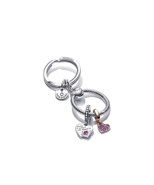 「Pandora」 キーホルダー FREE シルバー レディース_画像4