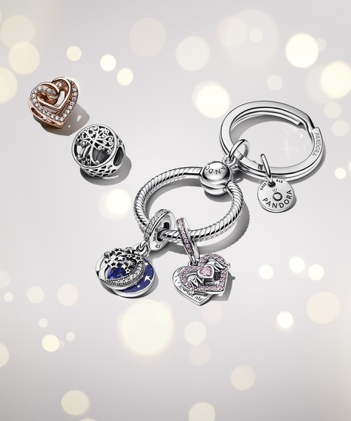 「Pandora」 キーホルダー FREE シルバー レディース_画像9