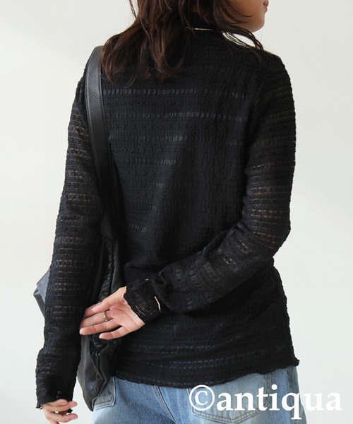 トップス UNTRACE antiqua レーストップス レディース : ZOZOTOWN Yahoo!店 - 通販