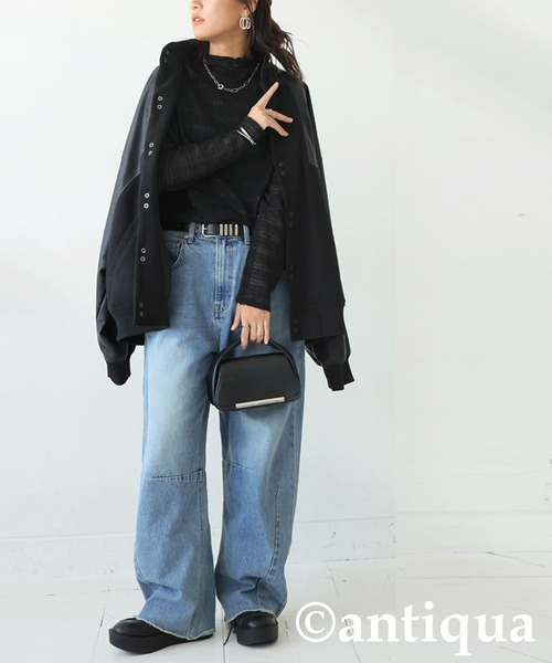 トップス UNTRACE antiqua レーストップス レディース : ZOZOTOWN Yahoo!店 - 通販