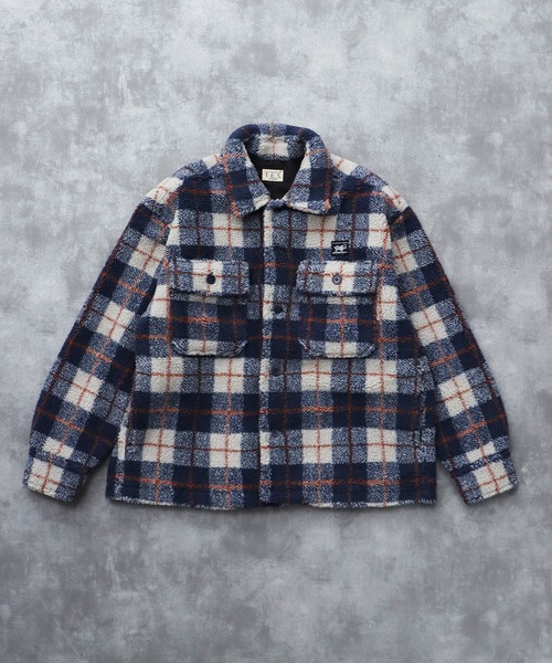 eaphi 新品CHECKERED BOA COAT eaphi 新品CHECKERED BOA COAT