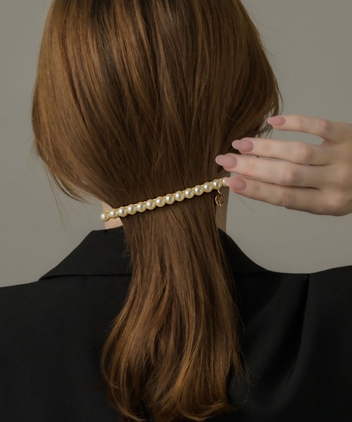 muku ヘアクリップ VALLETTA/PEARL LINE : ZOZOTOWN Yahoo!店