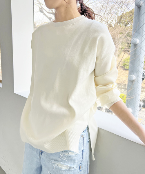 Spick & Span」 長袖ニット FREE ベージュ レディース