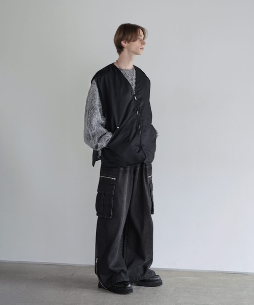 SOCCE ベスト ジレ キルティングリバーシブルベスト メンズ レディース