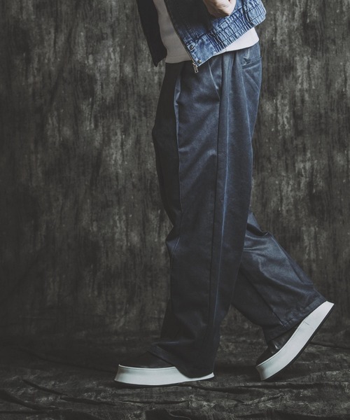 NO ID.（ノーアイディー） パンツ 「NO ID.」Coating Twill Cocoon
