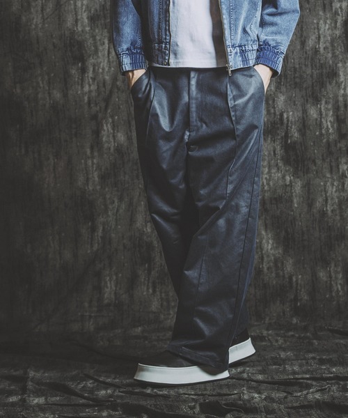 NO ID. (ノーアイディー) サイズS Coating pants NO ID.（ノーアイディー） パンツ 「NO ID.」Coating Twill Cocoon