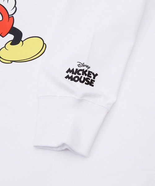 MICKEY MOUSE（ミッキーマウス） tシャツ オーバーサイズ 長袖Tシャツ
