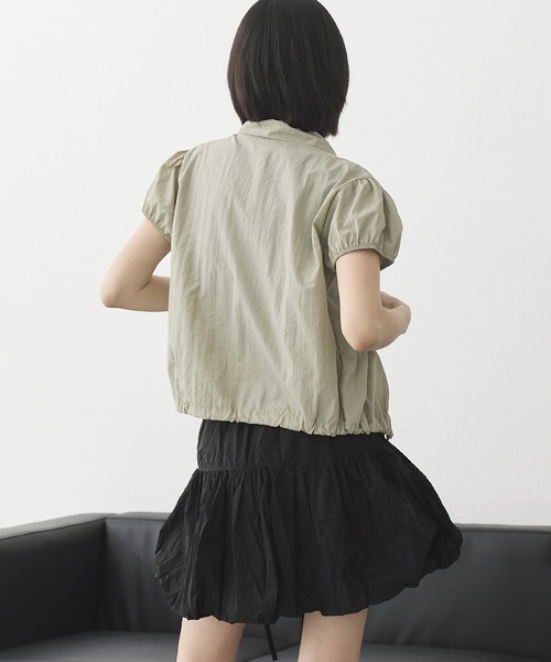 「UNE MANSION」 ナイロンブルゾン FREE アイボリー レディース_画像8