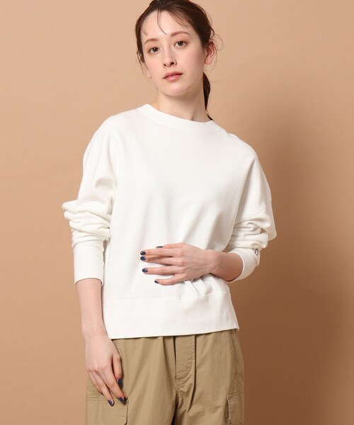 「DRESSTERIOR」 スウェットカットソー 38 ベージュ レディース_画像2