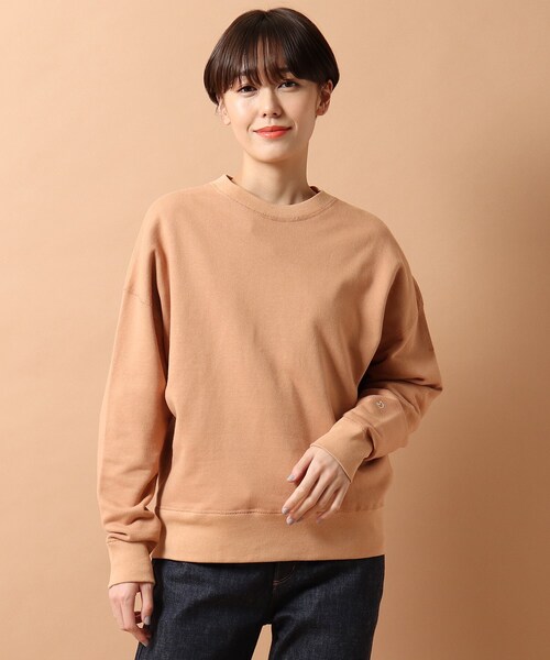 「DRESSTERIOR」 スウェットカットソー 38 ベージュ レディース_画像3