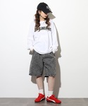 ハーフパンツ ワイドパンツ ジーンズ デニム ...の詳細画像5