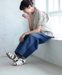 ジーンズ デニム デニムパンツ はぎはぎパネる...の詳細画像1