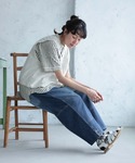 ジーンズ デニム デニムパンツ はぎはぎパネる...の詳細画像4