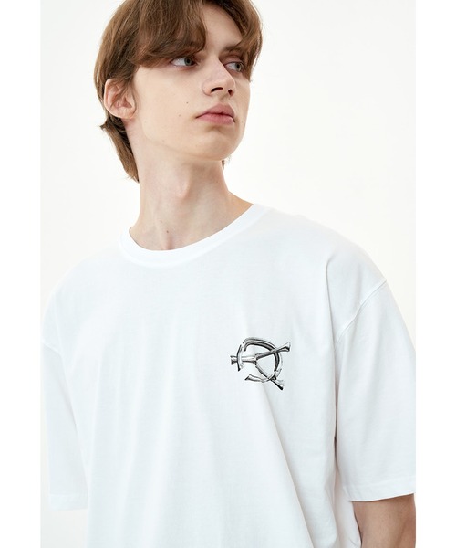 「OY」 半袖Tシャツ FREE レッド メンズ_画像7