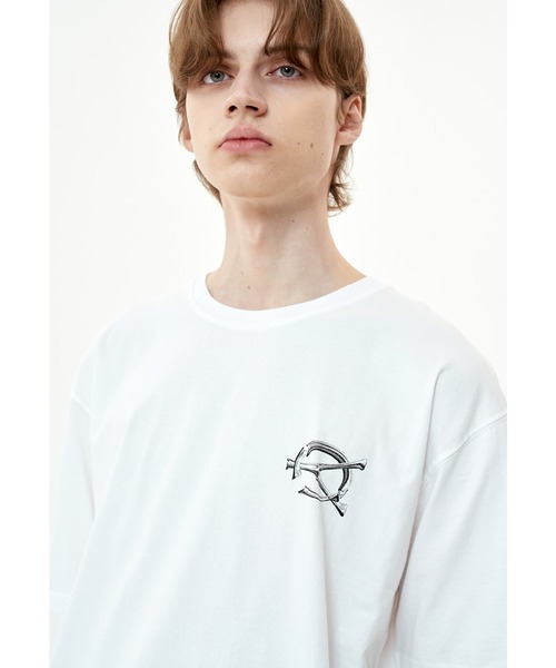 「OY」 半袖Tシャツ FREE レッド メンズ_画像8