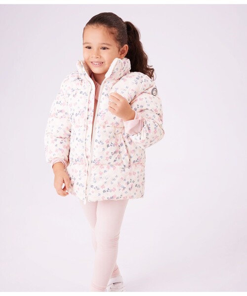 プチバトー　フード付きダウン PETIT BATEAU（プチバトー） ダウン アウター 中綿入りフード