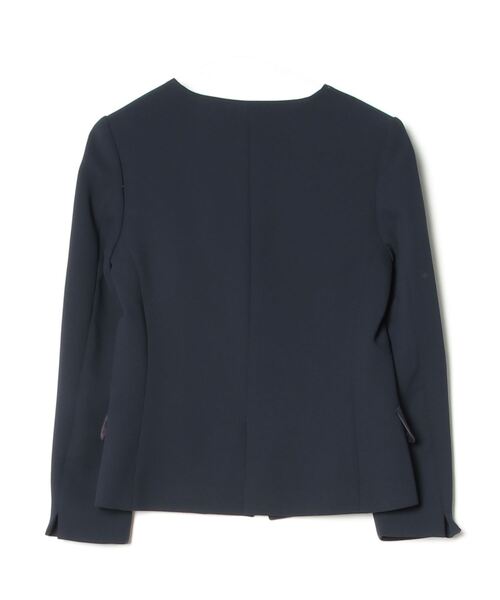 【新品タグ付き】CELFORD ノーカラージャケット　ネイビー　38 CELFORD（セルフォード） ノーカラージャケット 38 ネイビー