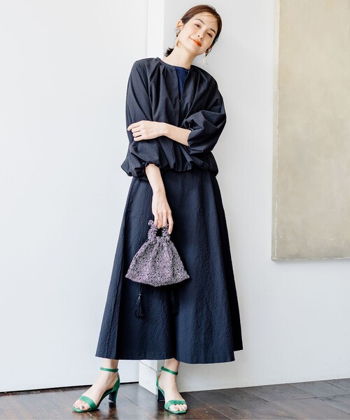 組曲（KUMIKYOKU） ノースリーブワンピース S2 ブラック レディース