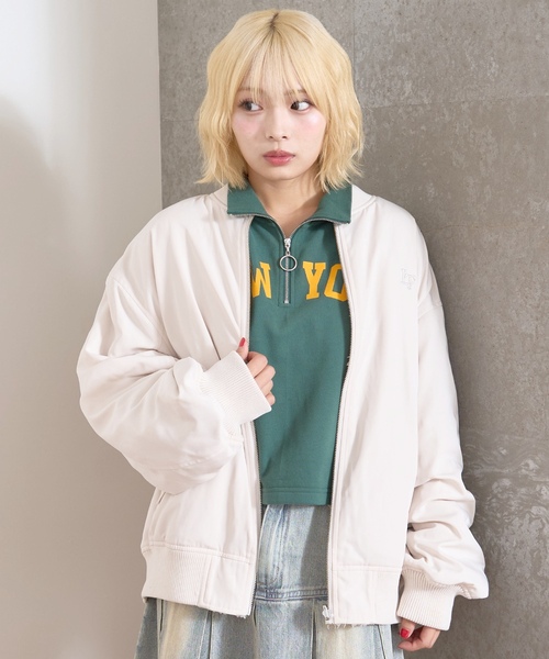 LOVETOXIC ma1 ma-1 リバーシブルMA1 キッズ 子供服 女の子 : ZOZOTOWN