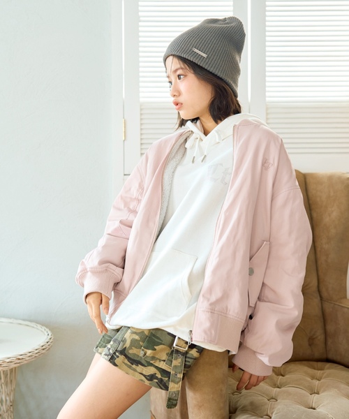 LOVETOXIC ma1 ma-1 リバーシブルMA1 キッズ 子供服 女の子 : ZOZOTOWN