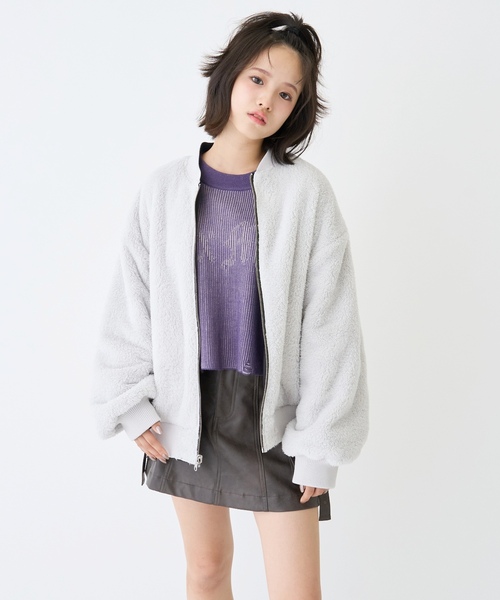 LOVETOXIC ma1 ma-1 リバーシブルMA1 キッズ 子供服 女の子 : ZOZOTOWN