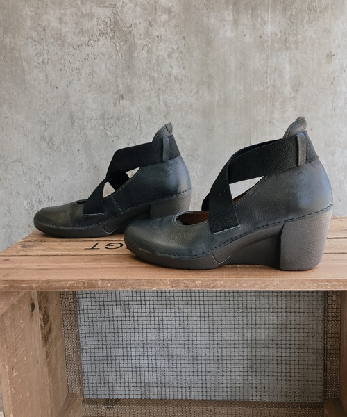 「Noubel Voug Relax」 パンプス 24cm ブルー レディース_画像9