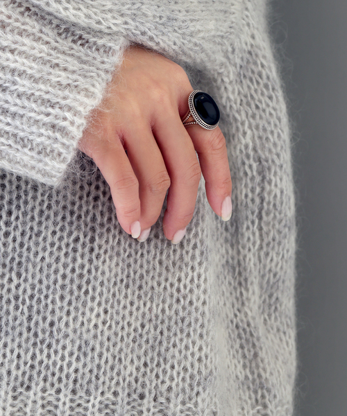 Lilas 指輪 リング 「SAMH by LILAS」オニキスリング SV レディース