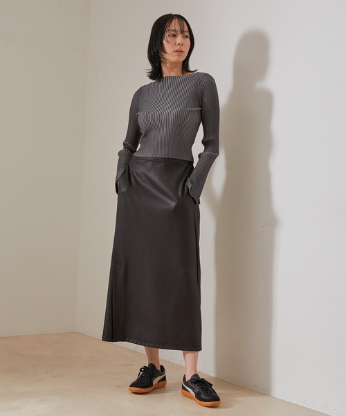 「NERGY」 長袖カットソー FREE スミクロ レディース_画像3