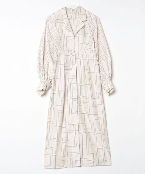 フレイアイディー✨タグ付新品未使用 シャツワンピース サイズ1(Mサイズ) FRAY I.D（フレイ・アイディー） シャツワンピース 0 アイボリー