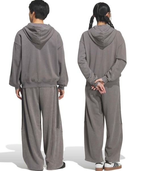 アディダスオリジナル  パンツ セットアップ トレーナー 長袖 イージー グレー adidas（アディダス） スウェットパンツ ジャージ EQT リフレクティブ