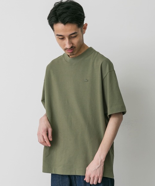「LACOSTE」 半袖Tシャツ 4 アイボリー メンズの画像